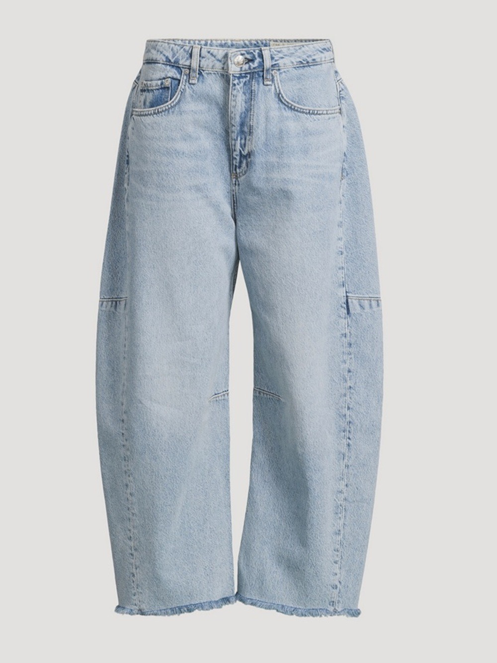 Rag and Bone Charlie Panelled Frayed Jeans Size 27